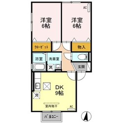 エスポワール（藤岡市森）の物件間取画像